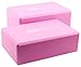 Fit Spirit▒ Set of 2 Pink Exercise Yoga Blocks - 9x6x4 (1pc) & 9x6x3 (1pc)