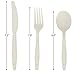 ZenCo Biodegradable Compostable Disposable Cutlery - 100 Forks Large 7.0