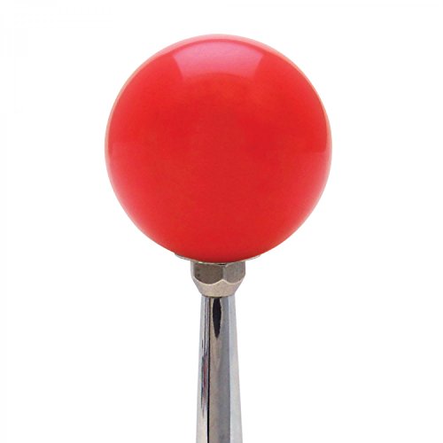 American Shifter 96062 Red Billiard Cue Ball Custom Shift Knob