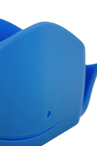 j-me Toothbrush Caddy - Wilson Whale - (Blue) Non Slip Bathroom Tidy Will Help Free up Space Around Your Sink