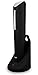 Ozeri Pro Electric Wine Bottle Opener in Black, with Wine Pourer, Stopper, Foil Cutter and Elegant Recharging Stand