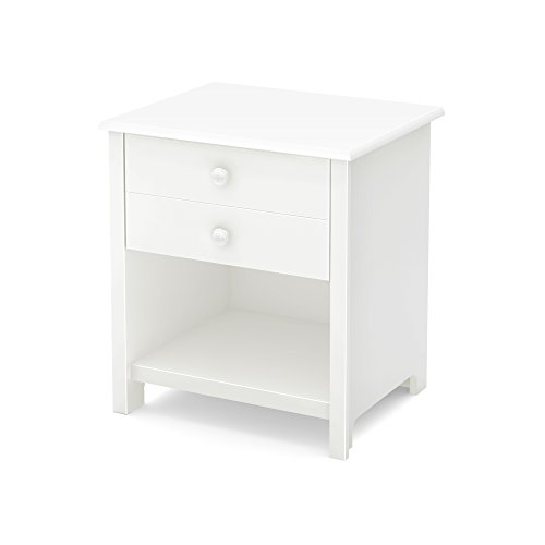 South Shore Little Smileys 1-Drawer Nightstand, Pure White