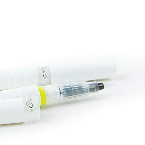 Tonic Studios Nuvo Aqua Flow Shimmer Brush Tip Pen Bundle - Glitter Gloss and Midas Touch - 2 Items