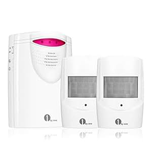 Amazon.com: 1byone - Alarma inalámbrica de seguridad para el ...