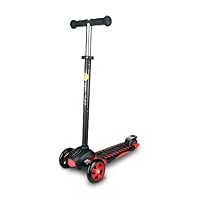 YBIKE GLX Pro Scooter, Black/Red, 12cm