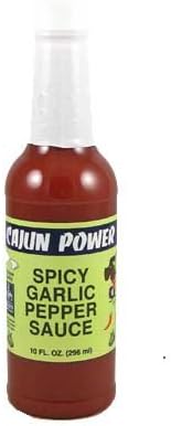 Cajun Power Spicy Garlic Pepper Sauce, 6oz (Pack of 6)