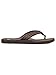 Quiksilver Men's Carver Suede 3-Point Flip-Flop, Demitasse/Solid, 7 M US