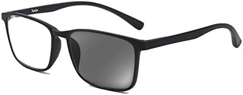 Tanlys Blue Light Blocking Glasses for Computer Eye Strain Anti UV Headache Light Weight TR90 Bluelight Blocker Gaming Glasses for Women Men(Photochromic)