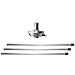 Super Antenna TM1 Tripod Low Profile Portable Mount for Antennas MP1 ham Radio or CB Whip