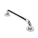 ALUONI Concealed Mount Safety Bath and Shower Grab Bar, Bright Stainless Steel (1-1/4-Inch by 16-Inch)