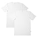 Lapasa Men’s 2-Pack Undershirts Micro Modal V Neck Tag-Free T Shirts M08