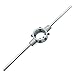 MIKIKI Round Die Stock Handle Wrench Holder with Removable Handle, 38mm 1-1/2 Inch Diameter (M12-14)