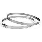 AC Infinity Stainless Steel Duct Clamps, 8-Inch