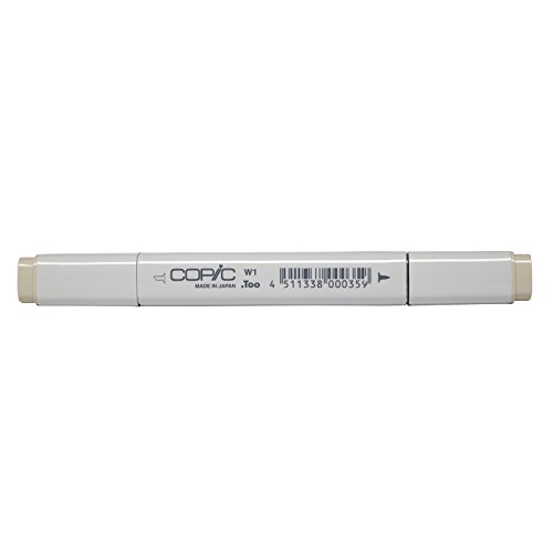 Copic Classic, Dual-Tip Alcohol Marker, W1-Copic, Warm Gray