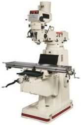 Jet 691403 JTM-1050 Mill With ACU-RITE VUE DRO With X-Axis Powerfeed and Air Powered Draw Bar