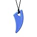 ARK Saber Tooth, Chew Necklaces for Sensory Kids and Adults, Oral Fidget for Autism, ADHD, SPD, Anxiety, Medical-Grade Sensory Chew Necklace, XXT, Very Firm, Royal Blue