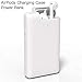 10000mah Power Bank Portable Phone Charger with AirPods Charging Case Cover built-in, USB Type C Ports 5V 3A Fast Charge External Battery Compatible with AirPod 1/2, iPhone, iPad, Samsung Galaxy, more