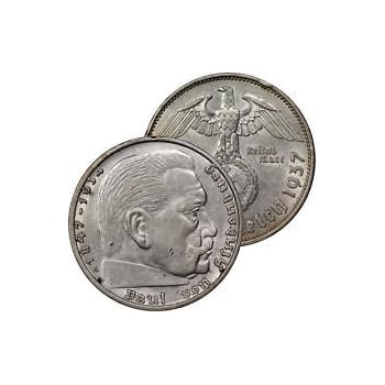 Germany Third Reich 1939A (Or rarer Mint Mark and Date)Reichsmark -- Nazi WW II Silver