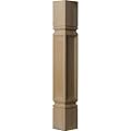 Ekena Millwork COL05X05X35KEAL 5-Inch W x 5-Inch D x 35 1/2-Inch H Kent Raised Panel Cabinet Column, Alder
