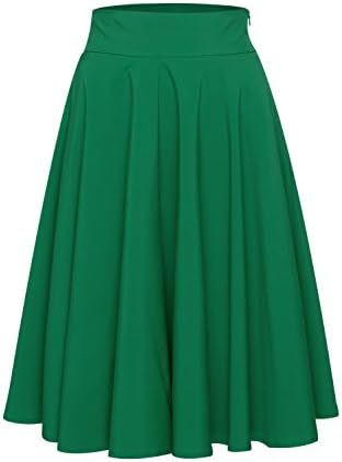 Green christmas skirt womens Clearance