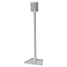 Sanus Wireless Sonos Speaker Stand for Sonos One, Play:1, & Play:3 - Audio-Enhancing Design with Built-in Cable Management - Single Stand (White) - WSS21-W1