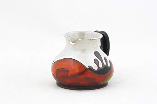Pottery Coffee creamer 6.7, Ceramic Milk Jug for Cream, Gravy, Sauce, Salad & Condiment, Stoneware Small Jug 200ml, Valentine's day gift