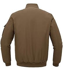BGOWATU Men's Jacket Windproof Quilted Bomber
