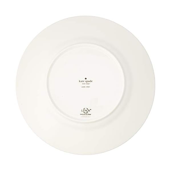 Kate Spade Laurel Street Accent Plate, 1.05 LB, Blue The Home Kitchen