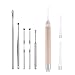 Stainless Steel Ear Pick+ LED Earwax Removal Tool Kit 5-Pack with Storage Box for Man Women and Kids