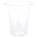 Elegant Large Clear Flared Containers - 7.5
