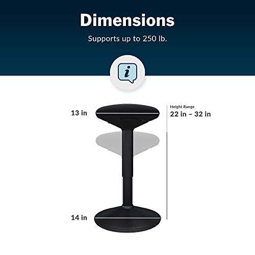 Vari Essential Active Stool Ergonomic Wobble Chair with 360Degree