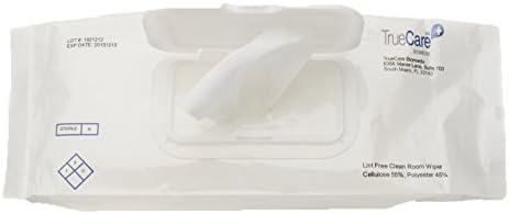 70% Isopropyl Alcohol Wipes, 9"x9", Sterile, Cleanroom Wipers, 30/Pack
