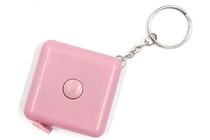 3 Pack Retractable Mini Square Tape Measure - 60-Inch Dual Scale Soft Measuring Ruler for Body Sewing Tailor Clothing Knittin