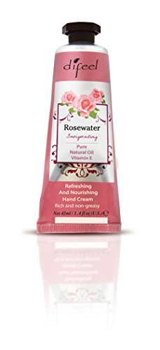 Difeel Hand Moisturizing Cream 1.4oz / 42mL (Rosewater)