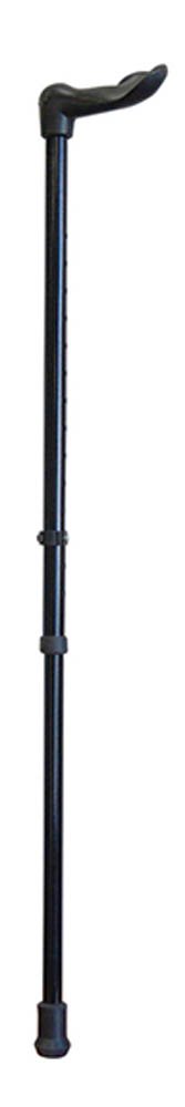 Aidapt Left Handed Adjustable Height Lightweight Walking Stick with Anti Slip Ferrule Foot to Aid Stability and Confidence when Walking Supplied with a Hanging Carry Strap