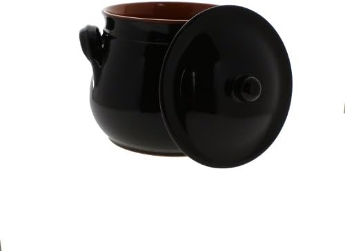 Coli Bakeware CL14BR--C39 Italian Ceramic Round Dutch Oven, 2.5-Quart, Brown