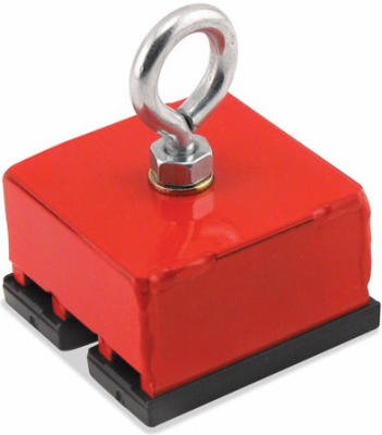 Master Magnetic Heavy-Duty Red Magnetic Base - 100-Lb. Capacity, Model# 07541