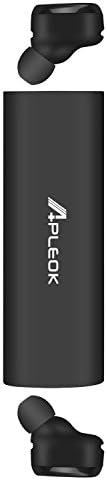 Wireless Earbuds, Apleok Truly Wireless Headphones with Charging Box Noise Cancelling Sweatproof Bluetooth Earphones for iPhone iPad, Smartphones Tablets, Laptop and More - D01Mini