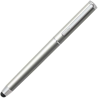 Sheaffer Stylus 9826 Matte Silver Chrome Trim Ballpoint Pen and Stylus