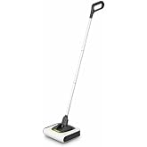 K&auml;rcher KB 5 Electric Floor Sweeper Broom, for Carpets, Hardwood Floors and Tiles, Lightweight and Cordless, Ideal for Fur, Hair, Dirt &amp; Dust - White