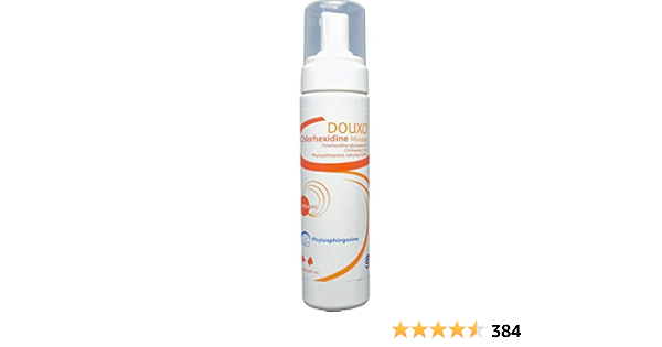 chlorhexidine mousse dogs