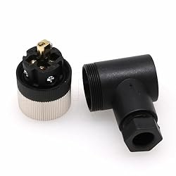Eonvic 2pcs M12 5 Pin Female A Code Circular