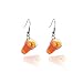 Mountainer Creative Unique Bubble Tea Drop Earrings Personality Milk Tea Drink Earring for Girl Funny Party Jewelry Christmas Gifts-Lemon Tea