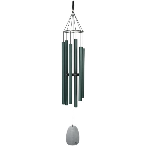 Woodstock Chimes BPLRG The Original Guaranteed Musically Tuned Chime Large Bells of Paradise, 43", Rainforest Green