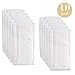 Cotton Prefold Cloth Diapers -Fasoar 6 Ply Baby Washable Cloth Diaper Covers for Babies to Toddlers Multi-Use (19.5''-14'', Count, 10)