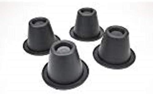 HOMECRAFT Stackable Cone Raisers, 9cm Bulk Pack of Cones, Set of 4, Furntiure Raiser for Raising Beds, Couches, and Chairs, Bed Elevators for Increasing the Height of Furniture, Elephant Feet