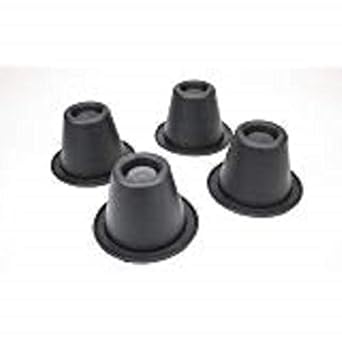 Homecraft Füße zur Erhöhung von Stühlen, stapelbar, kegelförmig, 9 cm, 4 Stück