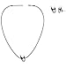 Bioworld Disney Maleficent Jewelry Necklace and Earrings Set