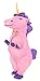 GOPRIME Halloween Kid Unicorn Costume, Inflatable, Child Size, 4-6, Face Out Breathable (Pink)