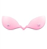 yafei Breast Massager Vibrating Silicone Bra Breast Enlarger Massager Device Hear Care Bra (Pink-1)